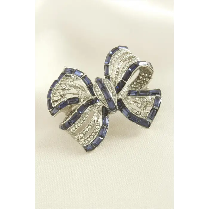 Fiyong Mineli Taşlı Broş