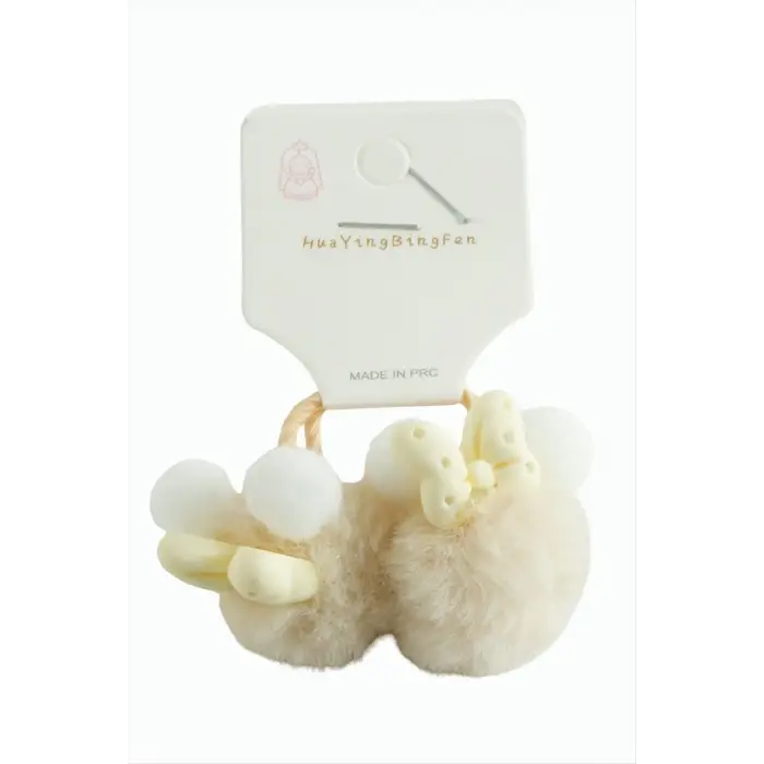 Fiyong Ponponlu Lastikli Toka 2 Adet