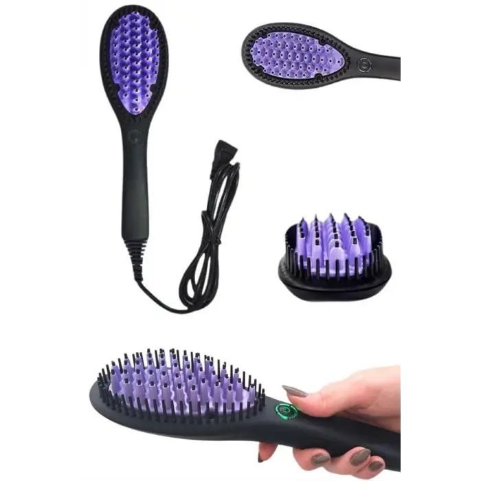 Fön Etkili Elektrikli Sıkı Dişli Taşınabilir Saç Düzleştirici Isı Ayarlı