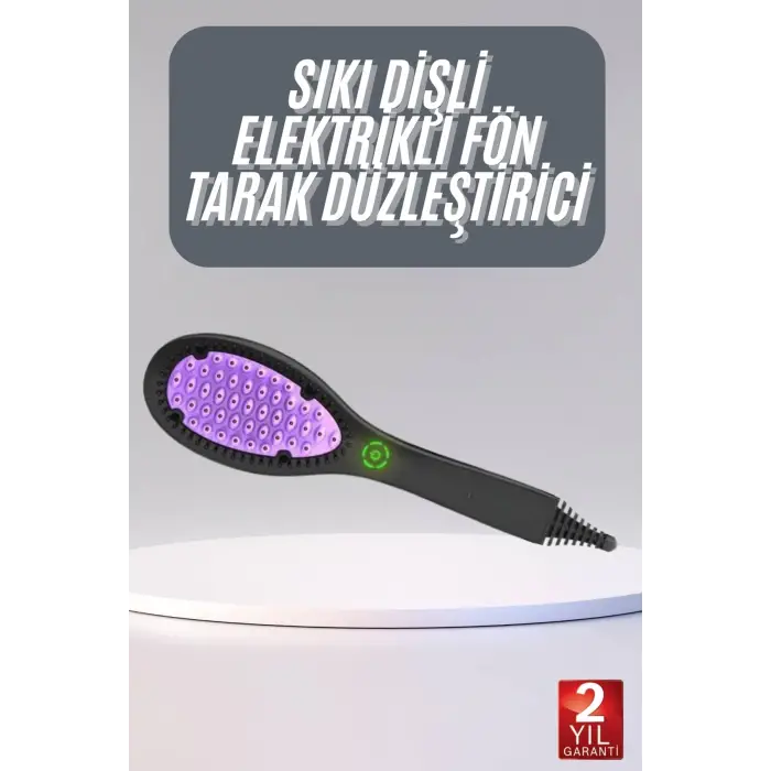 Fön Etkili Elektrikli Sıkı Dişli Taşınabilir Saç Düzleştirici Isı Ayarlı