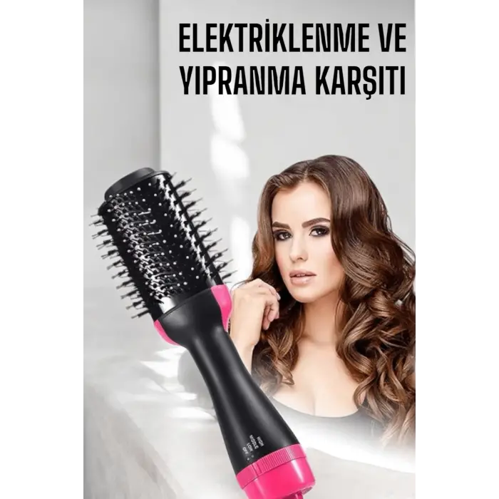 Fön Tarak Elektriklenmeyi Önleyen ve Parlaklık Veren Saç Şekillendirici