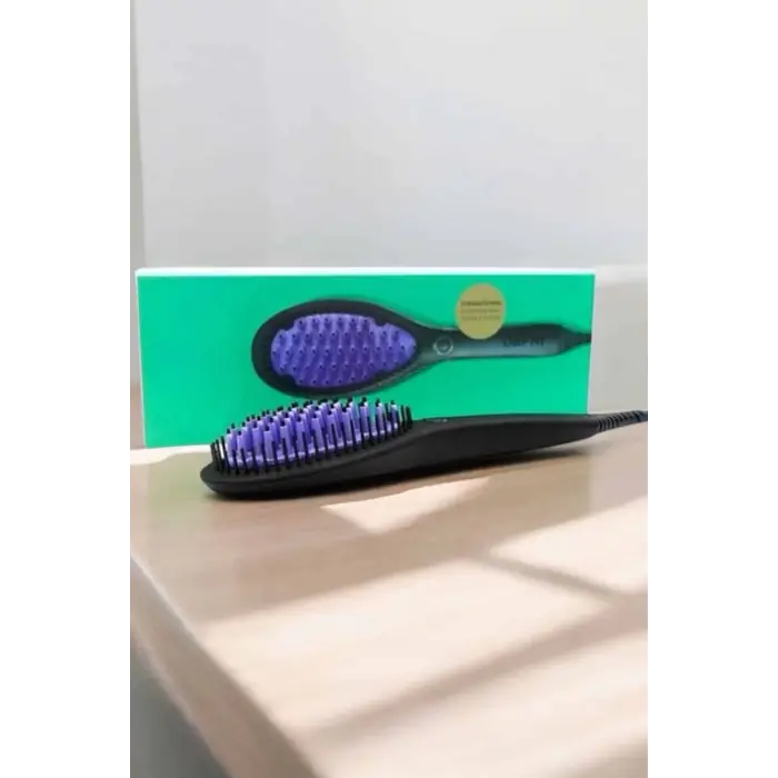 Fön Tarak Elektrikli Sıkı Dişli Taşınabilir Saç Düzleştirici