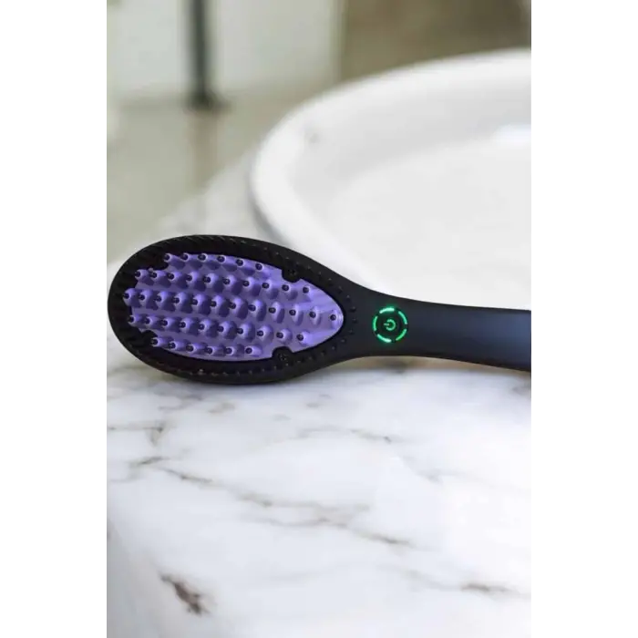 Fön Tarak Elektrikli Sıkı Dişli Taşınabilir Saç Düzleştirici