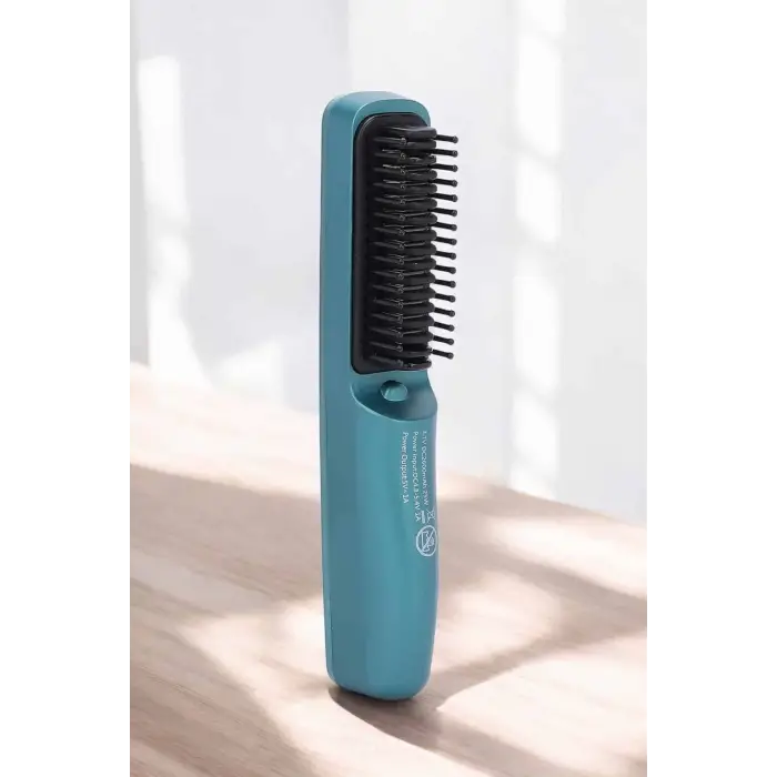 Fön Tarak Sıkı Dişli Şarjlı Taşınabilir Saç Düzleştirici