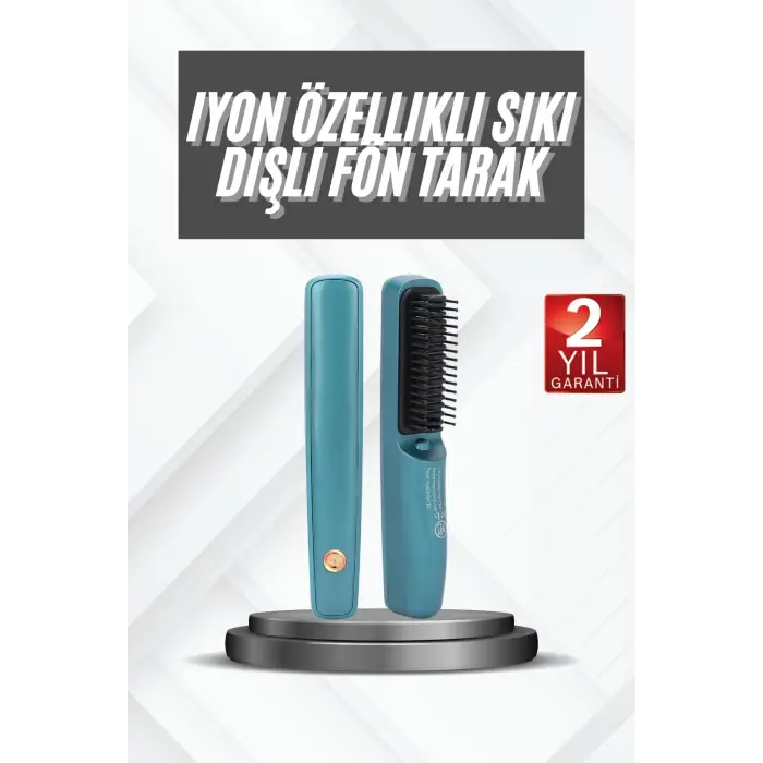 Fön Tarak Yüksek Isı Ayarlı Elektriklenme Karşıtı İyon Özelliği