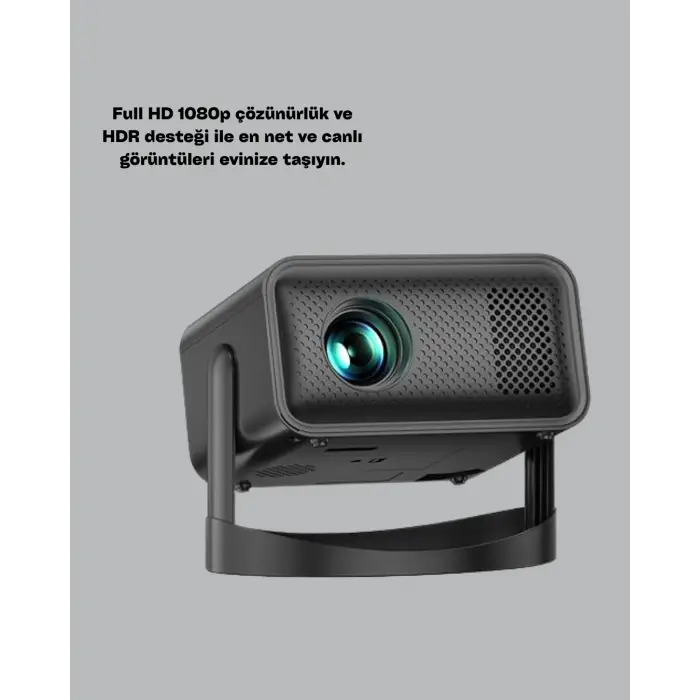 Full HD 1080P HDR Destekli Akıllı Projeksiyon Cihazı