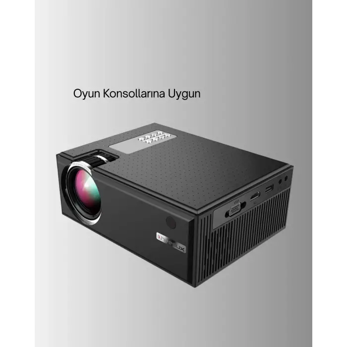 Full HD Projeksiyon – HDMI/USB Girişli, Kumandalı, Eğitim ve Sunum İçin İdeal