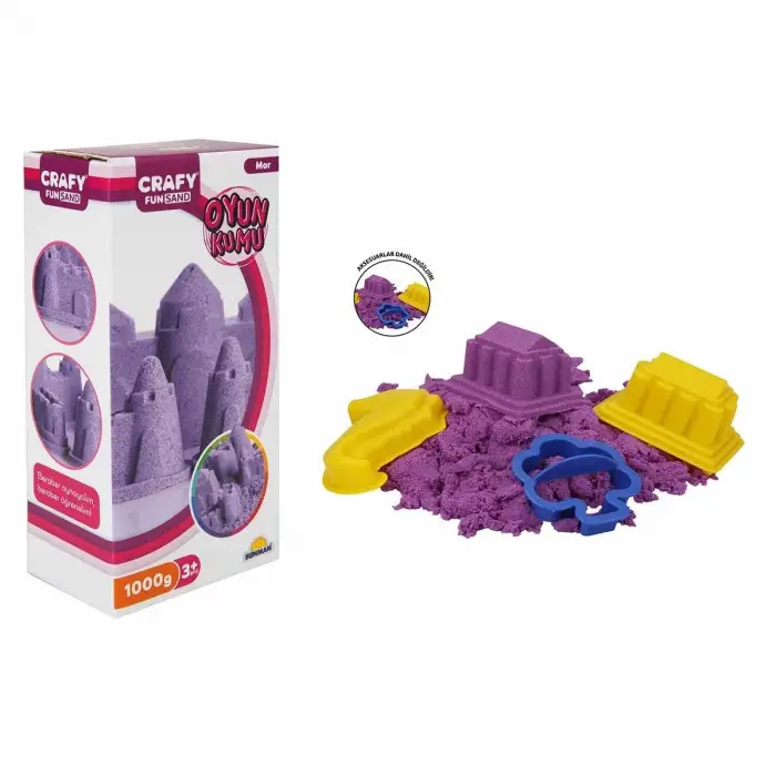 Fun Dough Kinetik Kum 1000 g Mor
