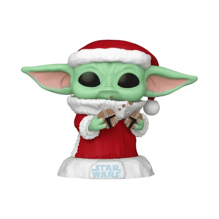Funko POP Star Wars Holiday Grogu with Christmas Cookie