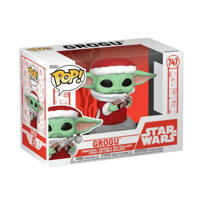 Funko POP Star Wars Holiday Grogu with Christmas Cookie