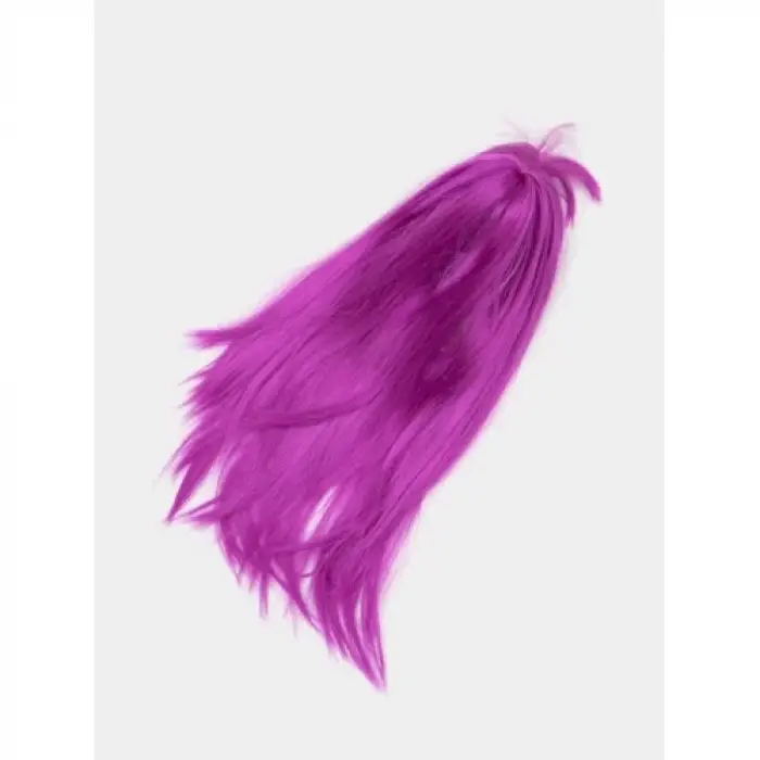 Fuşya Renk Düz Kesim Peruk