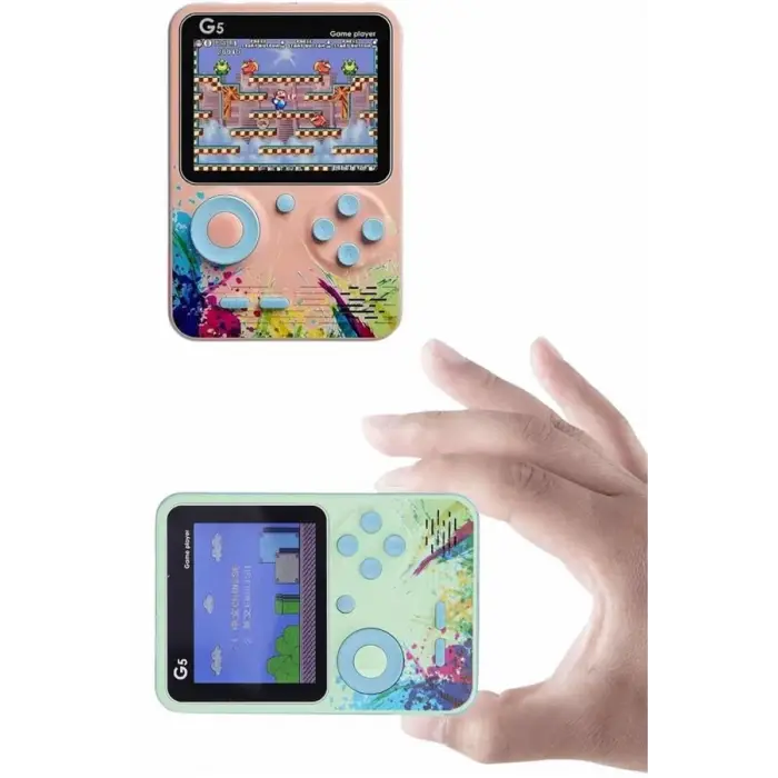 Game Box Oyun Konsolu 500 Retro Oyunlu Mini Taşınabilir 3 İnç