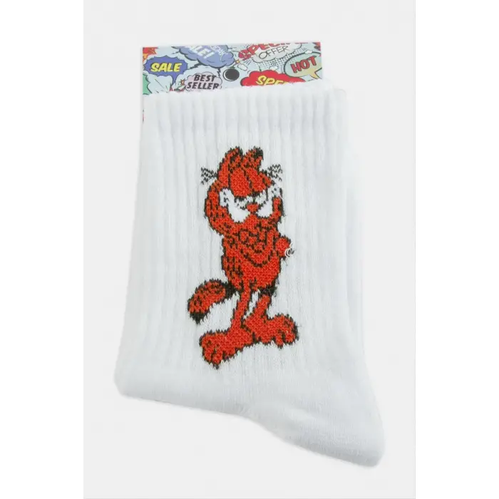Garfield Kolej Çorap 8*28