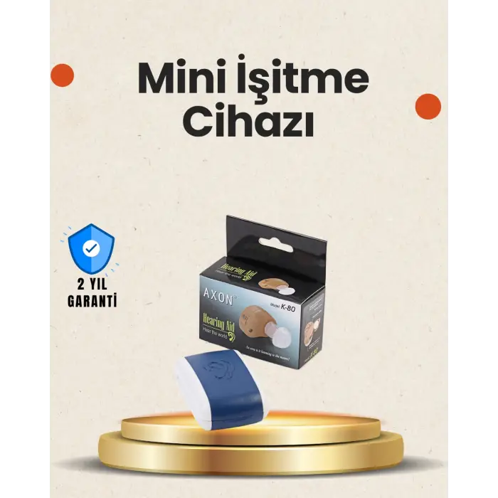 K80 Akıllı Gürültü Filtreleme Özellikli Kulak İçi Ses Yardımcısı
