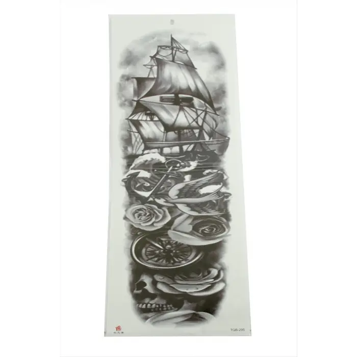 Gemi Tattoo Kol Dövme Sticker