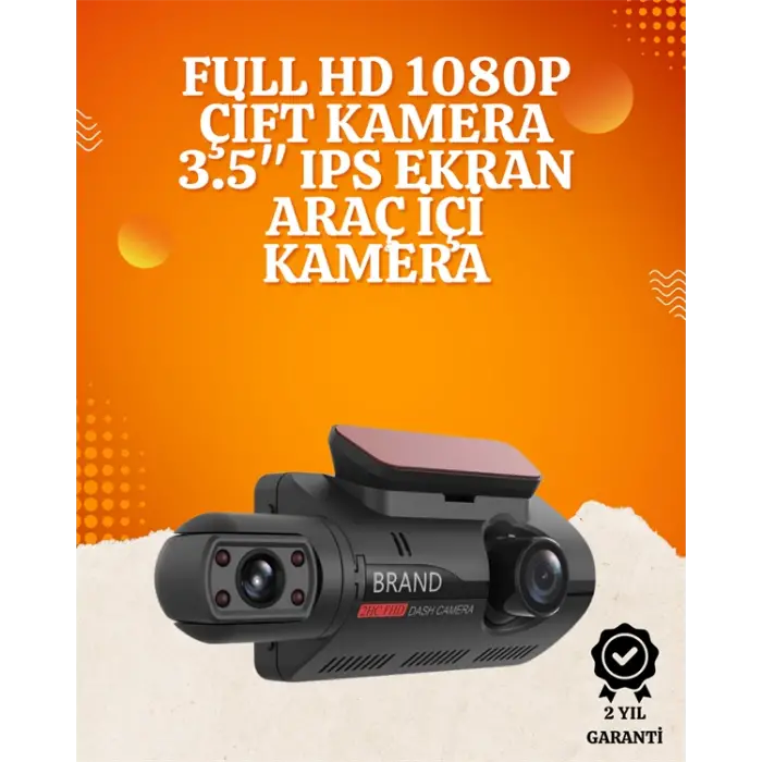 Geniş Açılı 110° 1080P Dashcam – Hareket Algılama ve Döngü Kayıt Özellikli