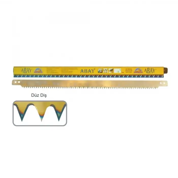 Geniş Kolastar Testere Ağzı - Düz Diş 60 Cm