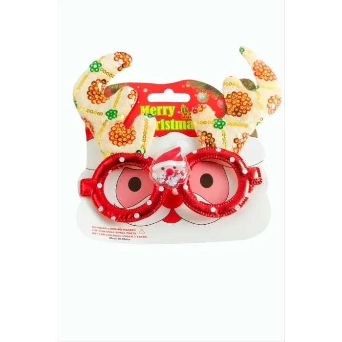 Geyik Noel Baba Yılbaşı Gözlük