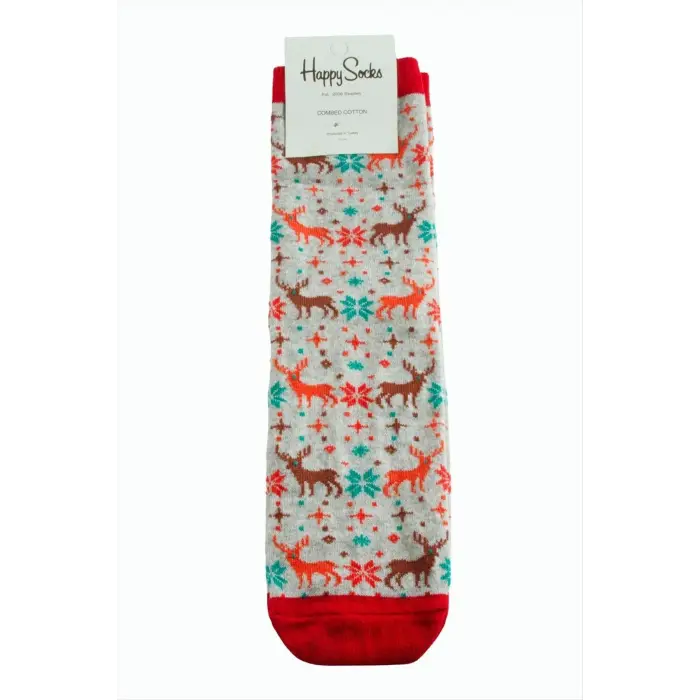 Geyik Yılbaşı Penye Çorap