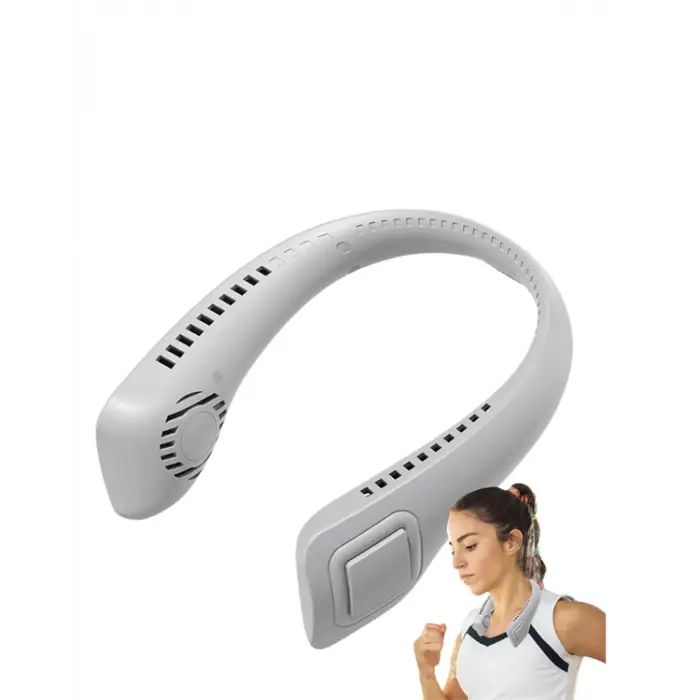 Giyilebilir Bladeless Boyun Fanı | 360° Serinlik, 5 Kademe Rüzgar, USB Şarjlı Sessiz Mini Klima