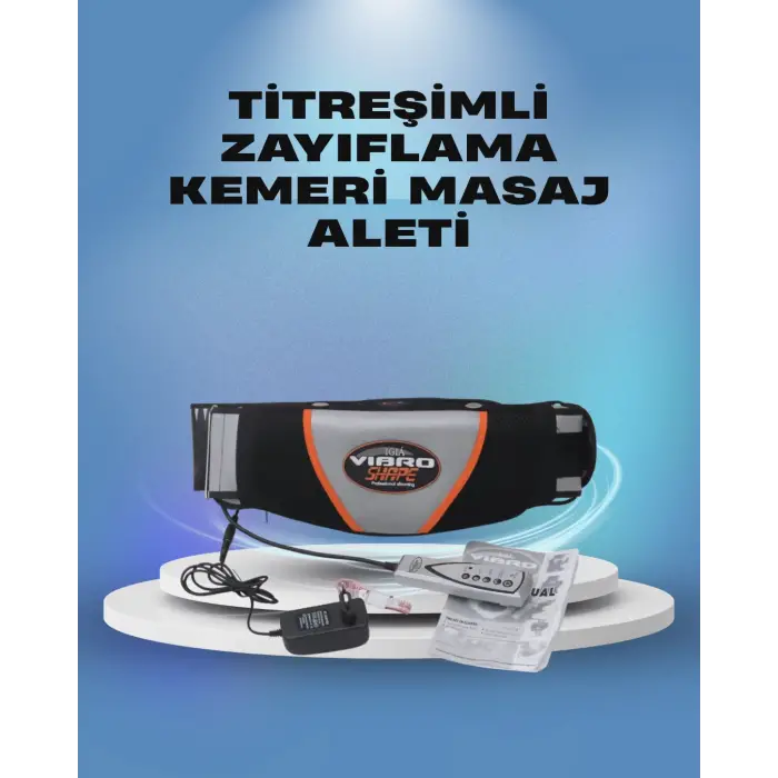 Göbek Bölgesi İçin Titreşimli Zayıflama ve Masaj Kemeri