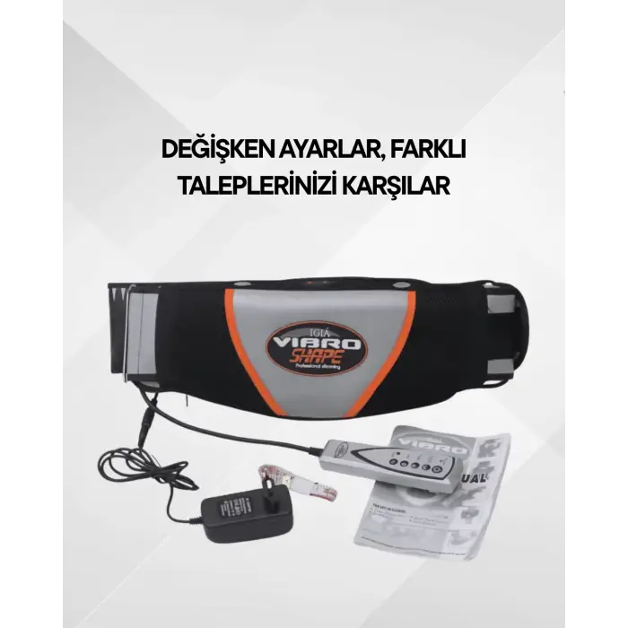 Göbek Bölgesi İçin Titreşimli Zayıflama ve Masaj Kemeri
