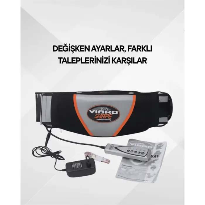 Göbek Bölgesi İçin Titreşimli Zayıflama ve Masaj Kemeri