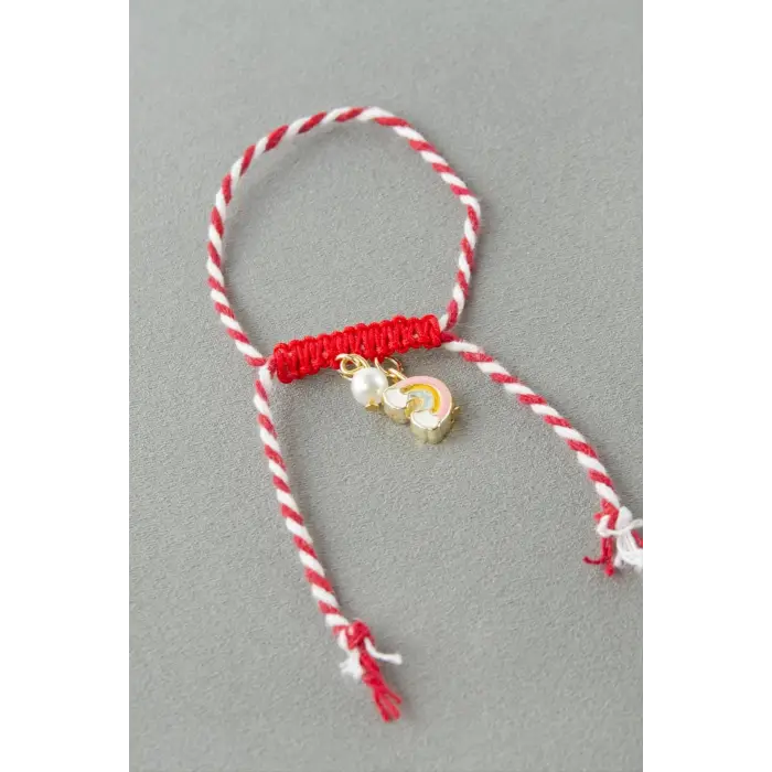 Gökkuşağı İnci Marteniçka İp Bileklik