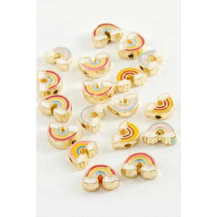 Gökkuşağı Mineli Bileklik ve Kolye Ucu Aparatı 1 Adet