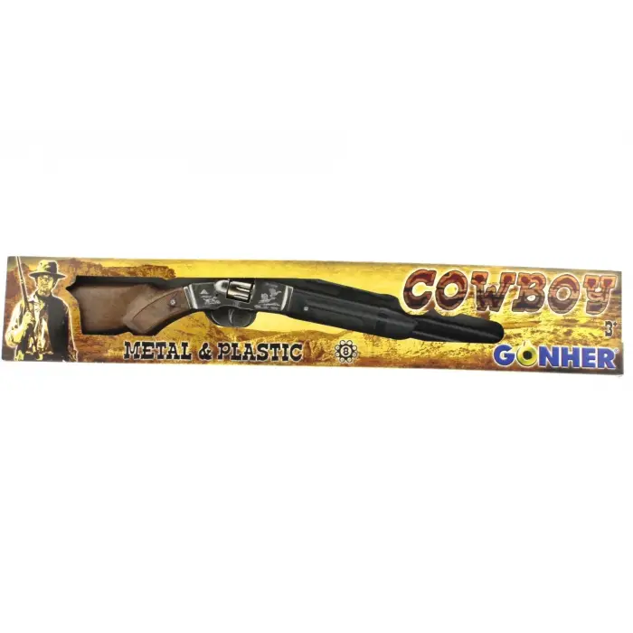 Gonher 8li Plastik Kowboy Tüfeği