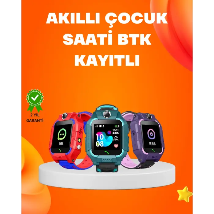Görüntülü Arama ve Mesaj Destekli Akıllı Çocuk Saati