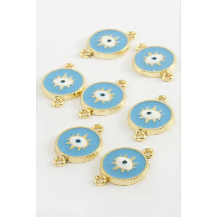 Göz Çift Kulplu Mineli Bileklik ve Kolye Ucu Aparatı 1 Adet