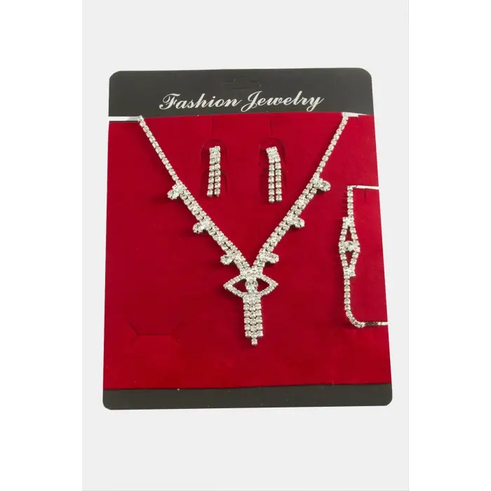 Göz Lüks Suyolu Set Kolye