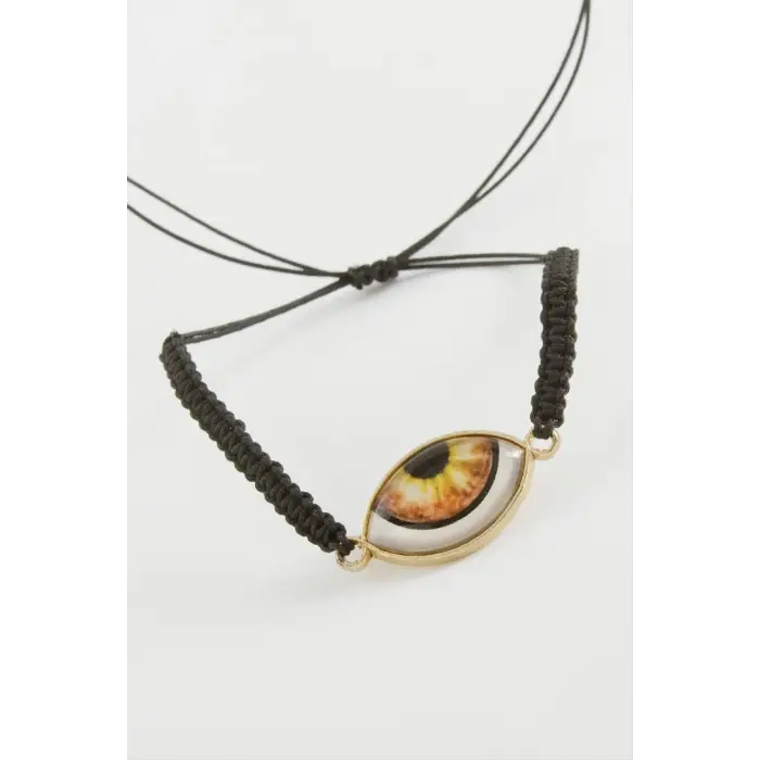 Göz Makrome Örgülü Bileklik