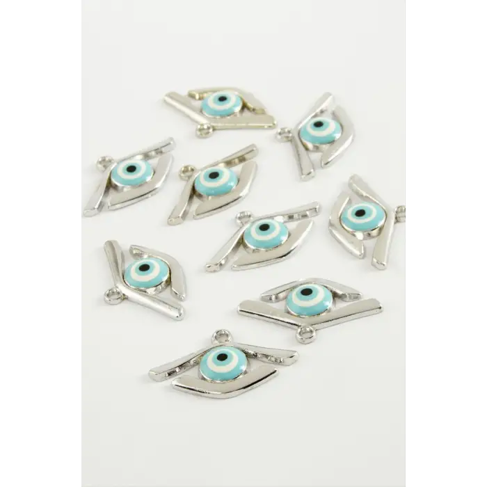 Göz Tek Kulplu Mineli Bileklik ve Kolye Ucu Aparatı 1 Adet