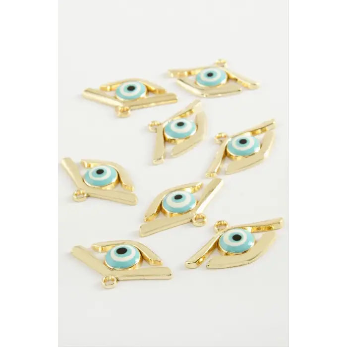 Göz Tek Kulplu Mineli Bileklik ve Kolye Ucu Aparatı 1 Adet