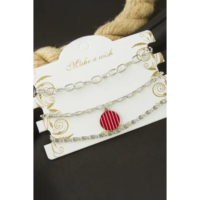 Göz Zincir Bileklik 3 Adet