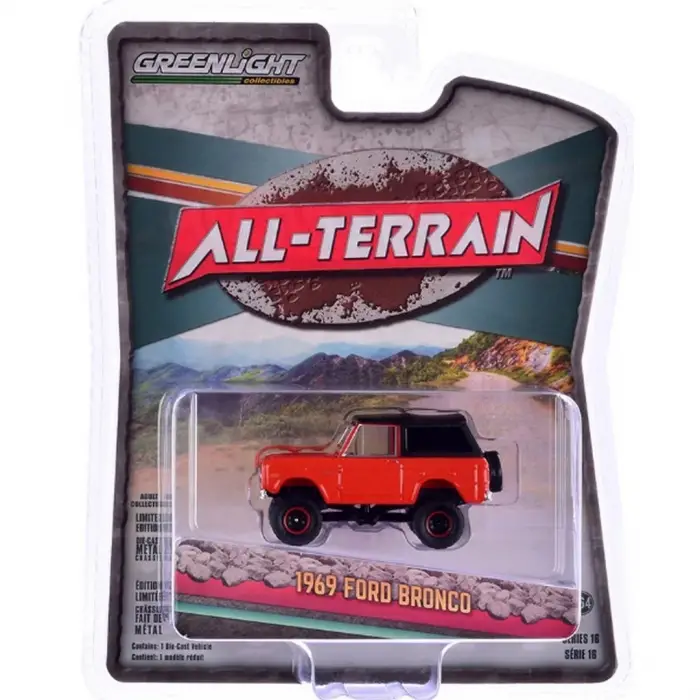 Greenlight 1/64 All-Terrain Series 16- 1969 Ford Bronco