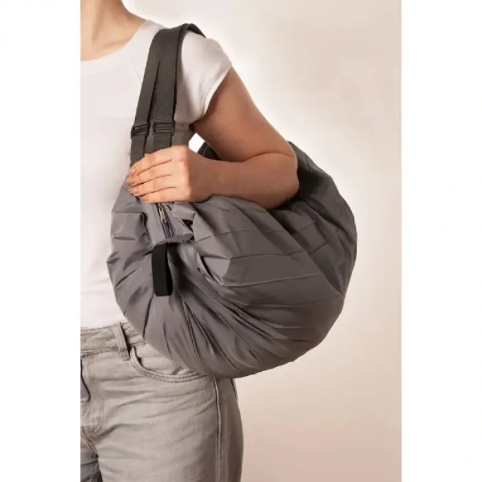 Gri Katlanabilir Seyahat Çantası