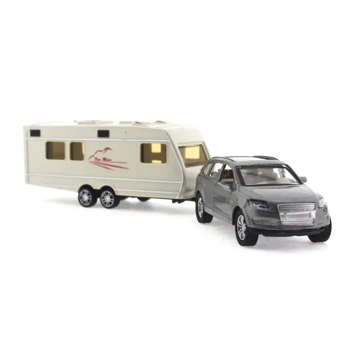 Gri Metal Araçlı Karavan Mk1021