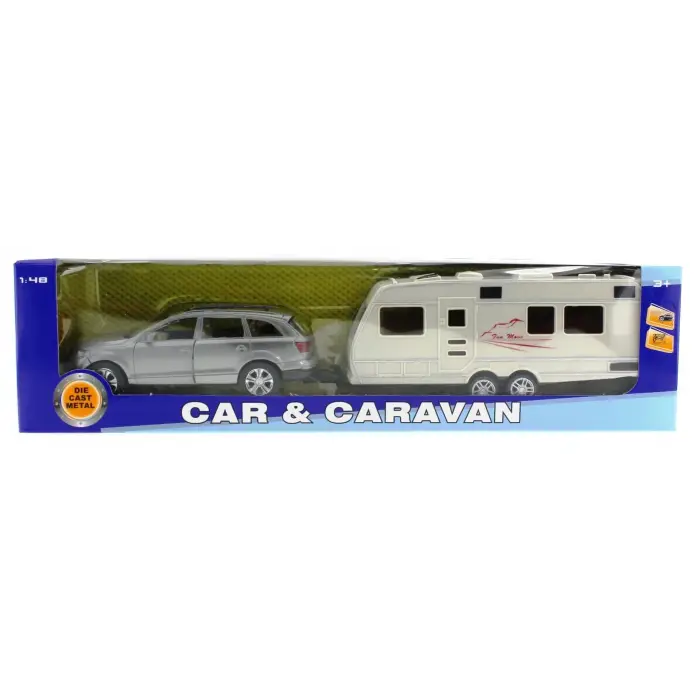 Gri Metal Araçlı Karavan Mk1021