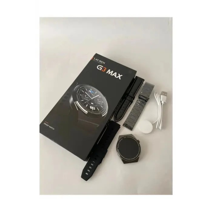 GT3 Max Uyumlu Akıllı Saat | G3 Max Model Akıllı Saat | Su Geçirmez, Nabız Ölçer, Spor Modlu