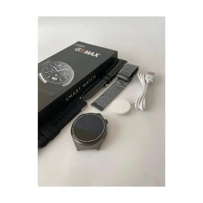 GT3 Max Uyumlu Akıllı Saat | G3 Max Model Akıllı Saat | Su Geçirmez, Nabız Ölçer, Spor Modlu