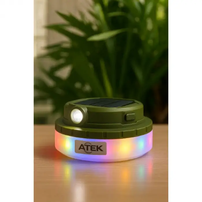 Güneş Enerjili Makara LED Kamp Lambası