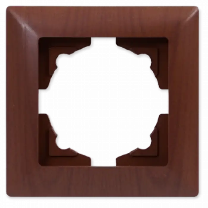 Visage Amazon Ceviz 1 Li Çerçeve - Priz ve Anahtar İçin Uyumlu Çerçeve