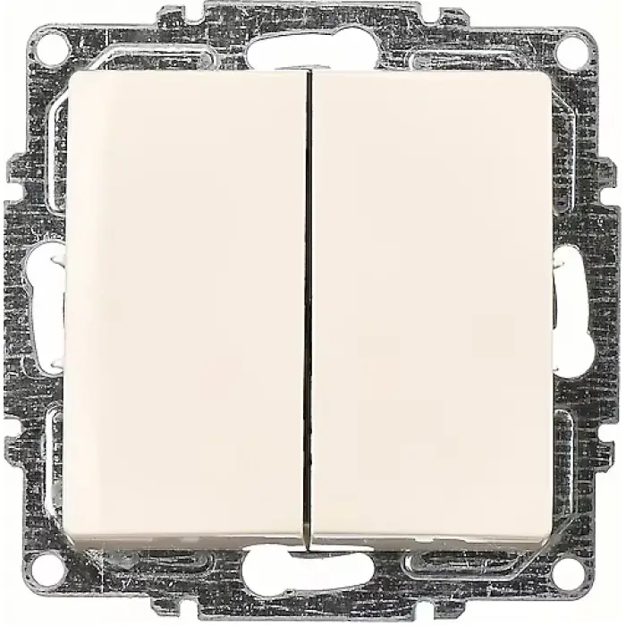 Visage Krem Komütatör Anahtar  Çerçevesiz - Priz ve Anahtar İçin Uyumlu Çerçeve