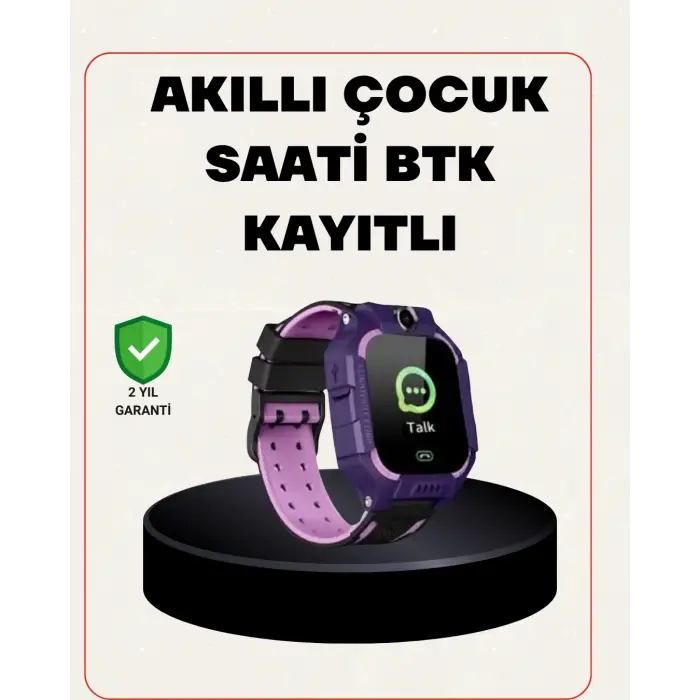 Güvenli Alan ve Acil Çağrı Özellikli Çocuk Akıllı Saati