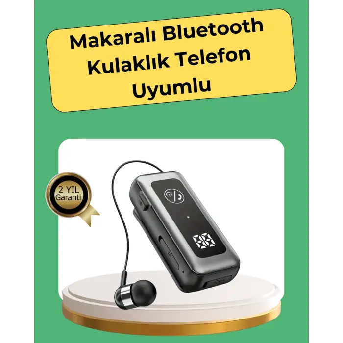Hafıza Kartı Destekli Bluetooth 5.2 Kulaklık – İki Cihaza Bağlanma Özelliği