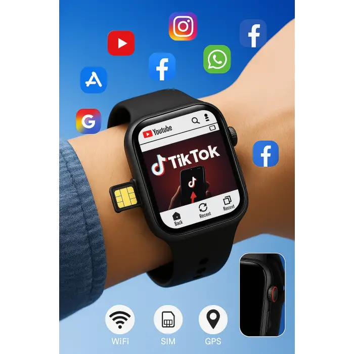 Akıllı Saat Iphone Ve Android Tüm Telefonlara Uyumlu Instagram,YouTube,Whatsapp  FG5