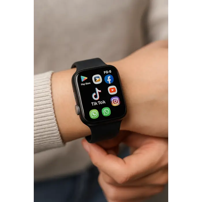 Akıllı Saat 5G SIM Destekli | Tüm Uygulamaları Yükleyebilme | WiFi GPS FG-5
